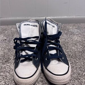 Converse Penn State Navy and White High-Top Sneakers
